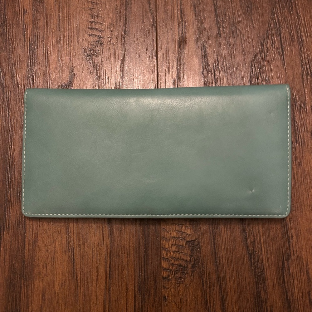 Alldaily Ultra Slim Thin Mint Green Womens Wallet RFID Blocking